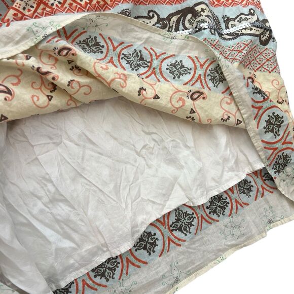 beau bois Boho lined halter maxi dress tiered hippie Y2K S/M - Picture 14 of 15